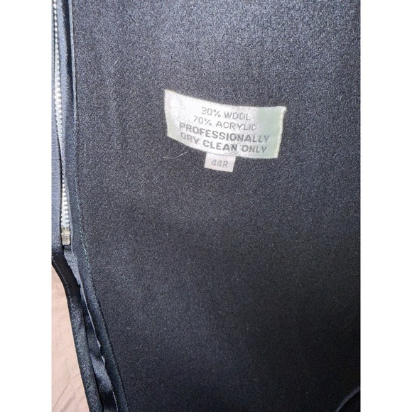 Pierre Cardin Mens Double Breasted Trench Coat Tan Zip Out Liner 44R Cotton - Picture 7 of 9